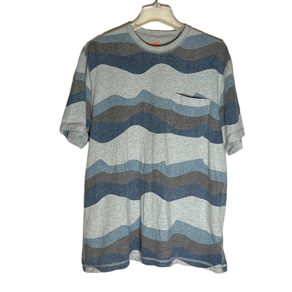 Wavy Striped Pocket Tee Large Northwest Territory Large